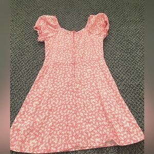 flowy pink floral mini dress!!!